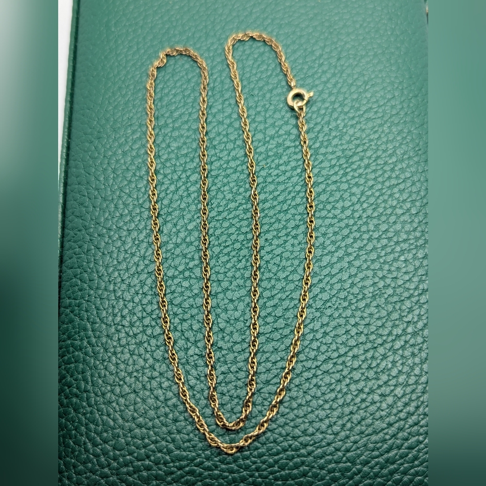 Vintage Gold Filled Rope Chain
